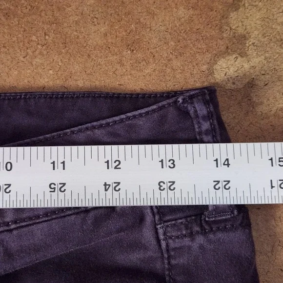 American Eagle Outfitters Jegging Women Plum Purple Super Stretch Size 4 Regular - Picture 14 of 16